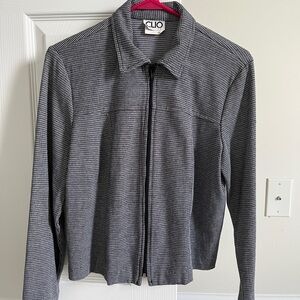 Clio Monochrome Patterned Jacket